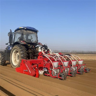 Góður hjálparmaður til að gróðursetja gulrætur – Dráttarvél-Pneumatic sáninga...